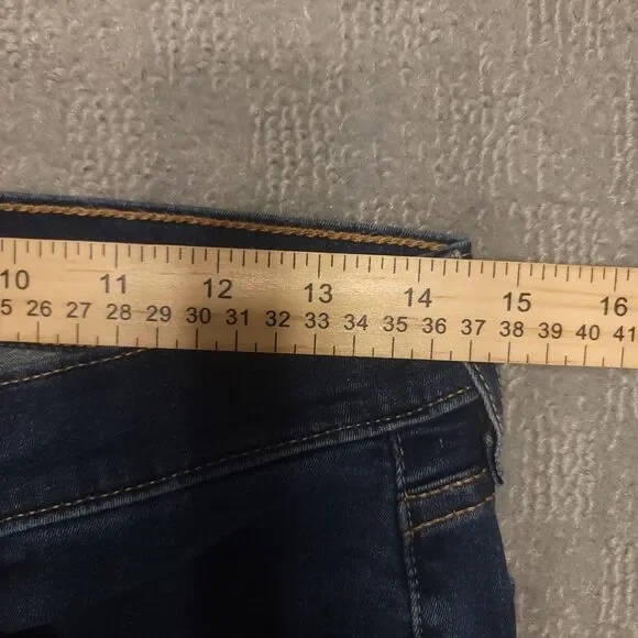 Levis Curvy Skinny Womens 29 (29X29) Jeans Mid Rise Stretch Blue Denim - Picture 5 of 11